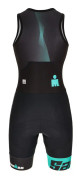 Santini Ärmlös Trisuit Ikaika Svart M Kvinna