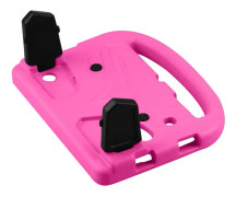 Shockproof EVA Bumper Case with Handle & Holder for Galaxy 8 inch(Rose Red)