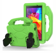 For Galaxy Tab 4 7.0 T230 / T231 EVA Material Children Flat Anti Falling Cover Protective Shell With Thumb Bracket(Green)