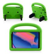 Shockproof EVA Bumper Case with Handle & Holder for Galaxy Tab A 8 (2019) P200 / P205(Green)