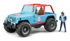 BRUDER® Jeep Cross Racerbil med förare 02541