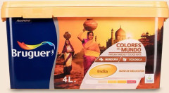 Måla Bruguer India 4 L - Högkvalitativ färg för inomhusbruk i 4 liters förpackning. Ge ditt hem ett nytt utseende med denna färg.