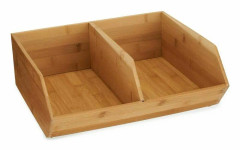 Stapelbar förvaringslåda Bambu 34,5 x 13 x 31 cm (6 antal)