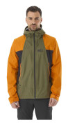 Millet Regnjacka Med Full Dragkedja Fitz Roy Grönt,Orange XL Man