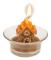 Värmeljus Jul - Pepparkakshus