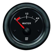 Vetus Vattennivåindikator 12-24v Svart 52 mm