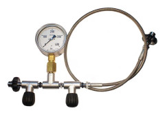 Metalsub Oxygen Equalizer Din 200/300 With Flow Control Silver 2 m