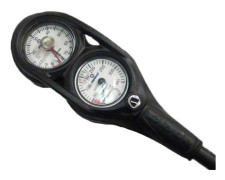 Apeks Console Pressure/depth Gauge Svart