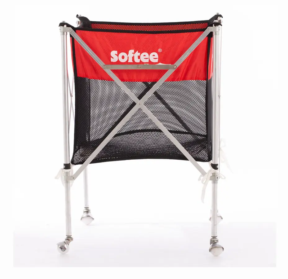 Softee Aluminium Net Folding Ball Cart + Röd 89x58.5x58.5 cm