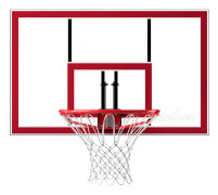 Spalding Basket Ryggbräda Combo 44´´ Röd