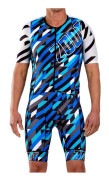 Zoot Kortärmad Trisuit Ltd Tri Aero Fz Blå S Man