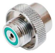Metalsub Man Till M Din200 26 Kvinna Adapter Silver