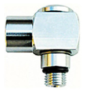 Tecnomar Adapter Hose 90 Lp 3/8 Viton Silver