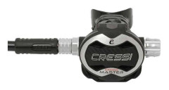Cressi Regulator Set Master Cromo Ac25m Int Svart,Silver