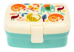 Lunchlåda med barnbricka Rex London Wild Wonders - beige/grön - TU