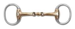 Waldhausen Double Broken Snaffle Egg Butt Guld 14.5 cm