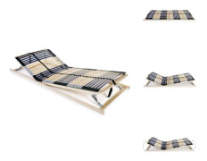 The Living Store Ribbotten med 42 ribbor 7 zoner 80x200 cm