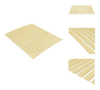 The Living Store Ribbotten med 17 ribbor 100x200 cm