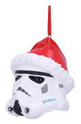 Stormtrooper Santa Hat Hanging Ornament 8.3cm