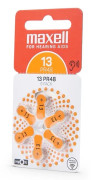 Maxell 790419, Engångsbatteri, Zink-luft, 1,45 V, 6 styck, 5,4 mm, 7,9 mm