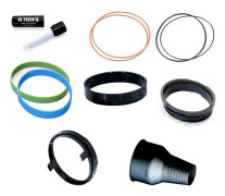 Si-tech Rings And Wrist Seal Set Svart