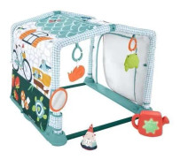 Fisher-Price 3-i-1-aktivitetsgym Kryp och lek, Babygym, Leksaksbåge, Låter, Multifärg