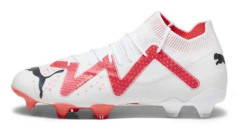 Puma Future Ultimate FG/AG Fotbollsskor - Breakthrough Pack - puma vit/puma svart/eldorkidé - 44.5