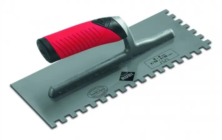 Rostfri kam 28 cm - Rubi - Fyrkantig 6x6 mm - Rostfritt stål - Hög slitstyrka