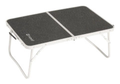 Outwell Heyfield Low Table, Svart, Vit, Gjuten aluminium, Rektangulär form, 2 ben, 400 mm, 600 mm