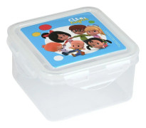 Lunch box Cleo & Cuquin Good night Polyurethane Blue (13 x 7.5 x 13 cm)