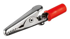 Goobay 11411, Alligator Clip, Röd, Honkoppling, Rak, Metall, 50 V