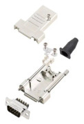 Amphenol L17DTSL09-RG-LJS-T+L717DE09PST D-SUB stiftlist set 180° Polantal: 9 Skruvar 1 st