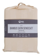 Luna Sleep - Bamboo satin bed set beige