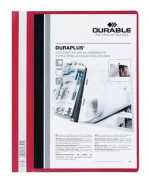 DURABLE DURAPLUS - Rapportfil - för A4 (210 x 297 mm) - röd