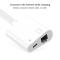 NK-1035 Pro 2 in 1 USB-C / Type-C + 8 Pin Male to RJ45 + 8 Pin Charging Female Interface Adapter