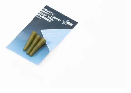 Clip Nash TT Heavy Duty Lead Clip Tail Rubbers - brun - TU Jakt & amp; Fiske