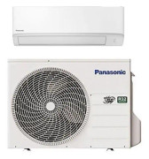 Panasonic värmepump Split CZ25ZKE består av CS-CZ25ZKE och CU-CZ25ZKE SCOP 4.30 A+ R32-köldmedium, med inbyggd wifi-styrning.