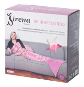 KANGURU Sirena Mermaid Plaid/Carpet Pink