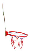 SALUTUYA hängande basketbåge Mini hängande basketbåge i plast, med hela spel nätgroda