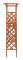 Pergola med grind 116x40x204 cm Massivt gran - SALALIS - SP027791