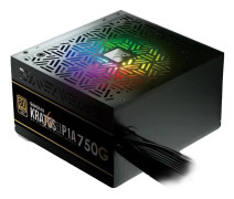Gamdias Kratos P1A-750G RGB ATX strömförsörjning - 750W Guld - svart - TU