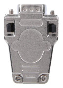 SALALIS 9-stift 2-rad hane D-Sub flamskyddad seriell kontakt med metallskal Db9P-180
