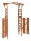 Pergola med grind 116x40x204 cm Massivt gran - SALALIS - SP027791