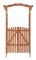 Pergola med grind 116x40x204 cm Massivt gran - SALALIS - SP027791