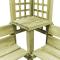 Hörnpergola med bänk Impregnerad furu - SALALIS - SP050176