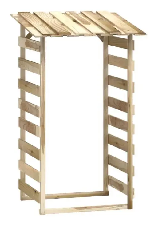 Pergola med tak 100x90x200 cm Impregnerad furu - SALALIS - SP117691