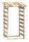 Pergola med tak 100x90x200 cm Impregnerad furu - SALALIS - SP117691