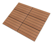 WPC-plattor 60x30 cm 6 st 1m² Brun - SURENHAP - J12404