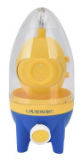 SALALIS Lättvikts manuell äggula mixer manuell dragrep Golden Egg maskin enkel matlagning - 17x7,6x7,6 cm - 201 g