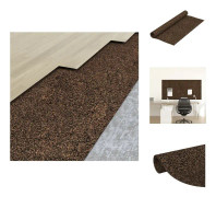 The Living Store Gummikork på rulle 100x200 cm 2 mm